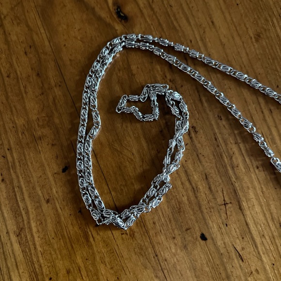 💝 Last Call - Vintage Silver Mesh Metal Evening Bag - Picture 4 of 12